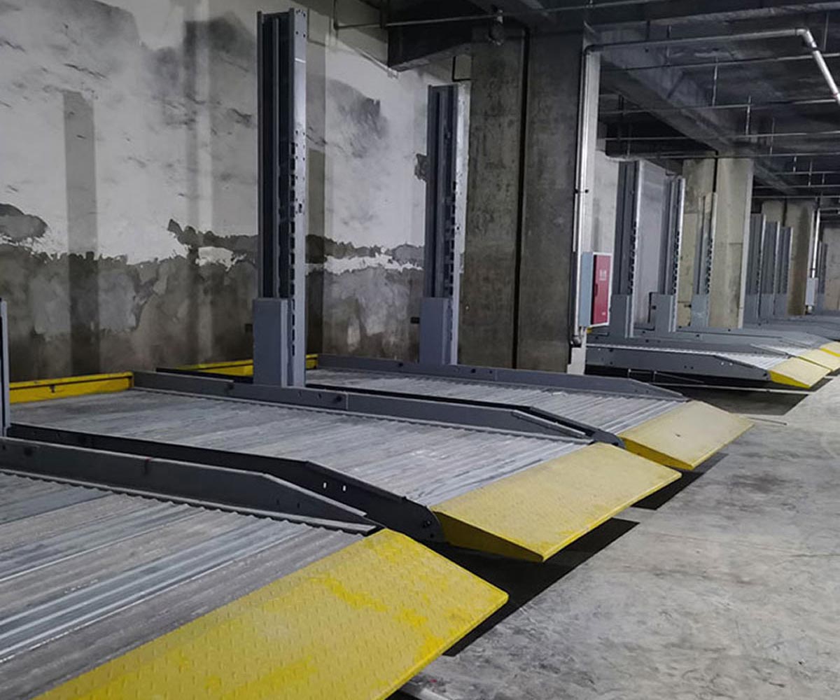 升降横移式机械式立体车库安装