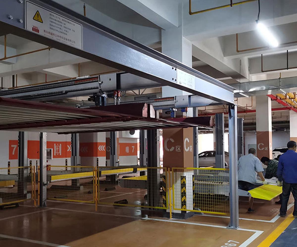 宁南两柱式机械式立体车库二手